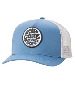 Rip Curl Boys' Wetsuit Icon Trucker Hat -Swimming Equipment Shop 8648412823720 dustyblue 1a