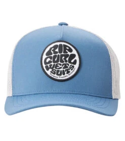 Rip Curl Boys' Wetsuit Icon Trucker Hat -Swimming Equipment Shop 8648412823720 dustyblue 2a