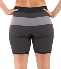 Level Six Women's Pro Goddess 0.5mm Neoprene Lined Shorts -Swimming Equipment Shop 8648476983464 black 3a