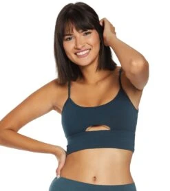 Hard Tail Low Back Cut Out Midi Sports Bra -Swimming Equipment Shop 8648477606056 palmetto 1a
