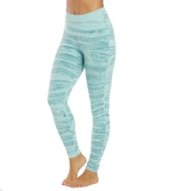 NUX One By One Hand Dye Yoga Leggings -Swimming Equipment Shop 8648504672424 blueripple 5a