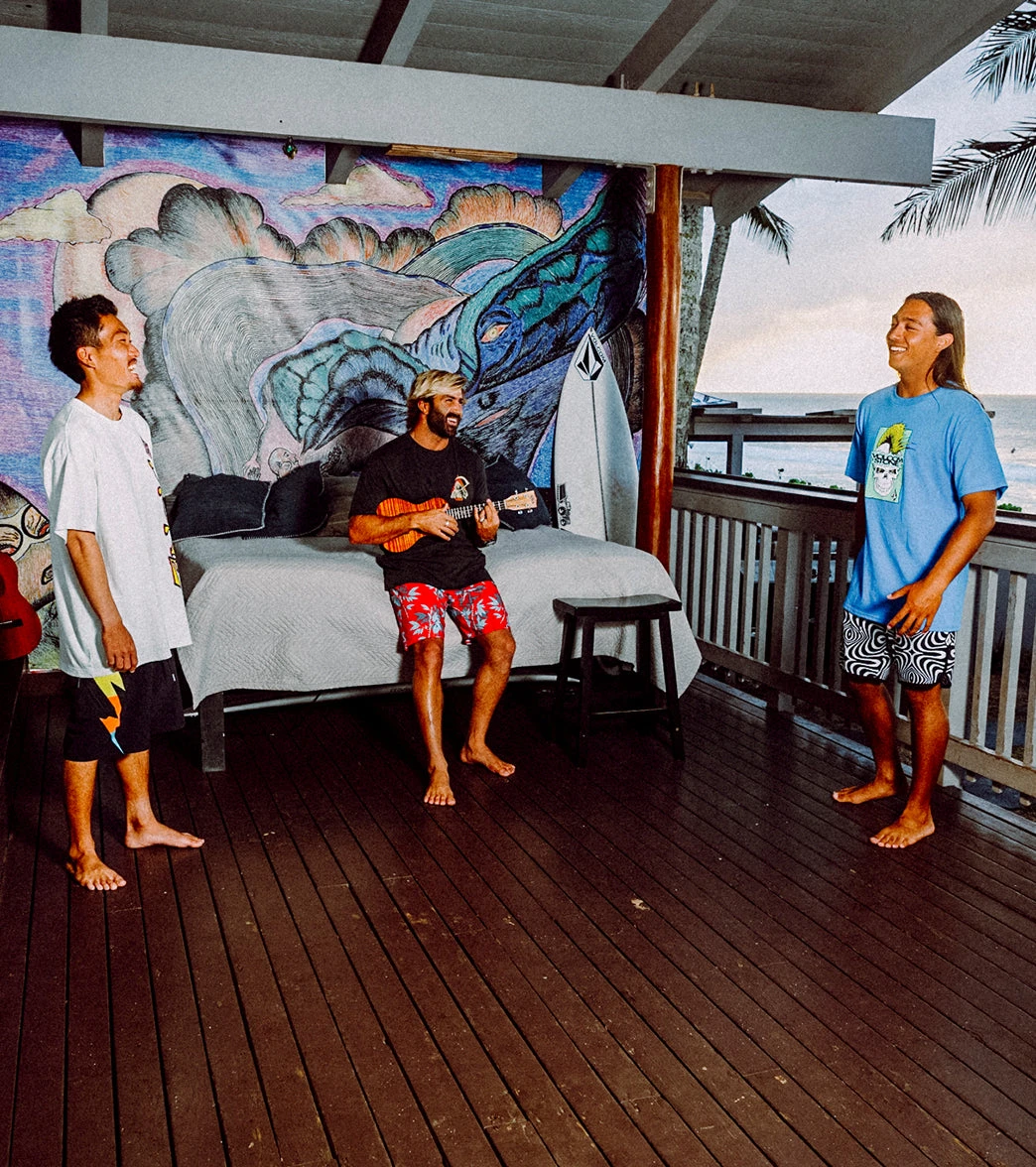 Volcom Men's 19" Lido Print Scallop Mod Board Shorts 10 Volcom Men's 19" Lido Print Scallop Mod Board Shorts - Image 8