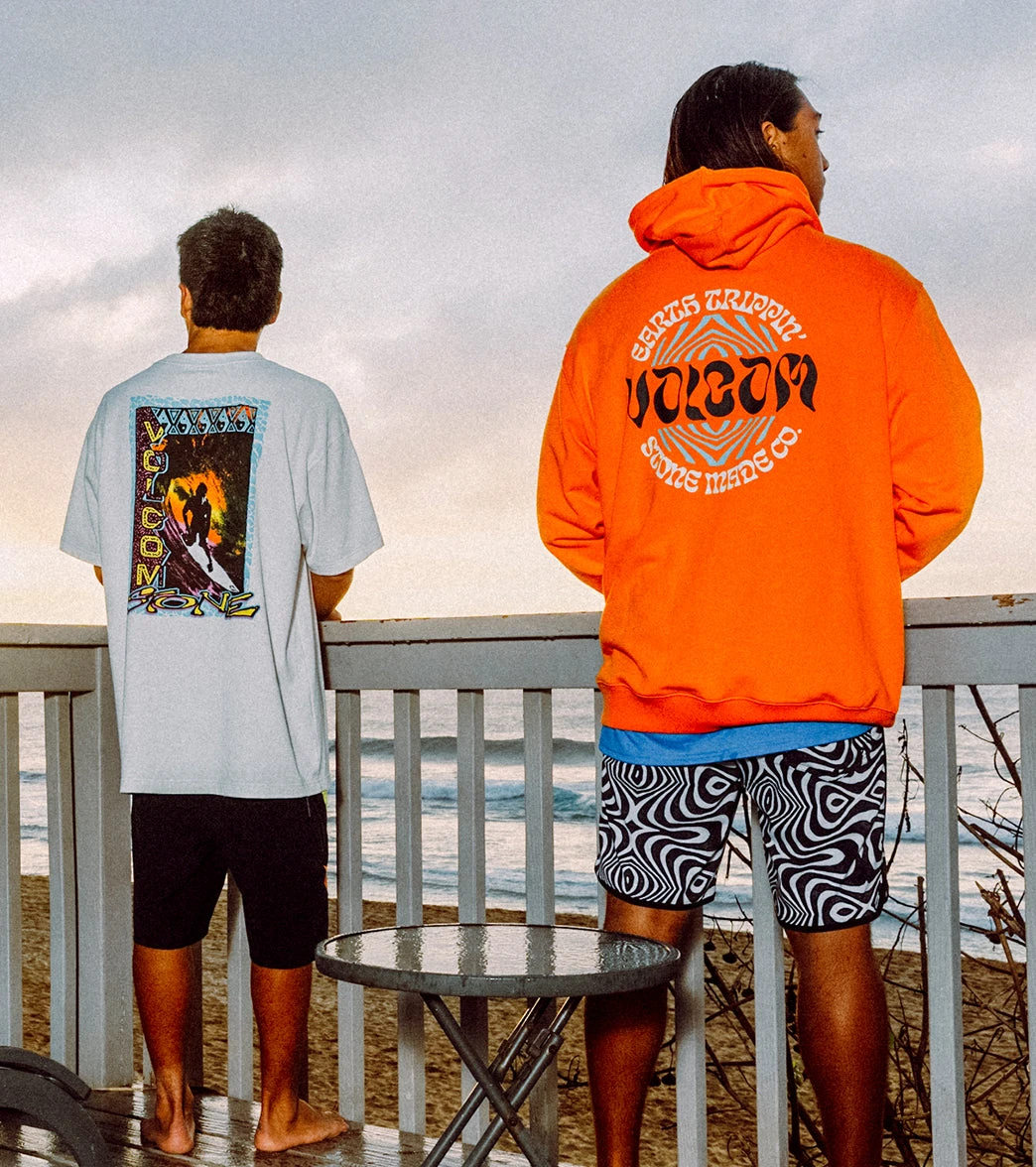 Volcom Men's 19" Lido Print Scallop Mod Board Shorts 11 Volcom Men's 19" Lido Print Scallop Mod Board Shorts - Image 9