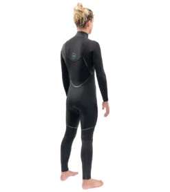 Dakine Men's 4/3mm Mission Chest Zip Fullsuit Wetsuit -Swimming Equipment Shop 8648521351336 black 4a