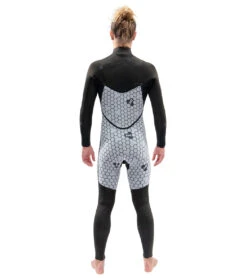 Dakine Men's 4/3mm Mission Chest Zip Fullsuit Wetsuit -Swimming Equipment Shop 8648521351336 black 6a