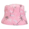 Snapper Rock Girls' Palm Paradise Sustainable Bucket Hat 2 Snapper Rock Girls' Palm Paradise Sustainable Bucket Hat -Swimming Equipment Shop 8648731263144 pink 1a