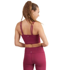 Thrive Societe Strappy Square Neck Bra 14 Thrive Societe Strappy Square Neck Bra -Swimming Equipment Shop 8648777433256 sangria 3a