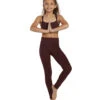 Everyday Yoga Girl Uphold Cheetah High Waisted Leggings With Pockets 1 Everyday Yoga Girl Uphold Cheetah High Waisted Leggings With Pockets -Swimming Equipment Shop 8648851062952 burgundycheetah 1a