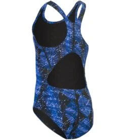 The Finals Girls' Edge Wave Back One Piece Swimsuit 28 The Finals Girls' Edge Wave Back One Piece Swimsuit -Swimming Equipment Shop 8648893202600 blue 2a