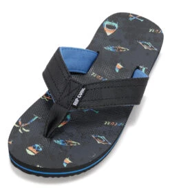 Rip Curl Kids' Ripper Flip Flop (Little Kid, Big Kid) -Swimming Equipment Shop 8648945467560 black 1a