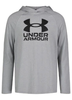 Under Armour Boys' UA Hooded Long Sleeve UPF Shirt (Little Kid) 11 Under Armour Boys' UA Hooded Long Sleeve UPF Shirt (Little Kid) -Swimming Equipment Shop 8648947073192 modgray