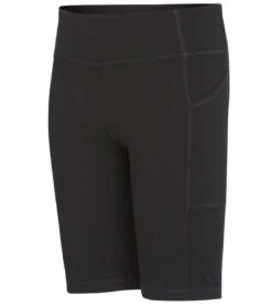 Everyday Yoga Girl Uphold Solid High Waisted Biker Shorts With Pocket 17 Everyday Yoga Girl Uphold Solid High Waisted Biker Shorts With Pocket -Swimming Equipment Shop 8648948580520 black 3a