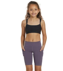 Everyday Yoga Girl Uphold Solid High Waisted Biker Shorts With Pocket 26 Everyday Yoga Girl Uphold Solid High Waisted Biker Shorts With Pocket -Swimming Equipment Shop 8648948580520 purpletaupe