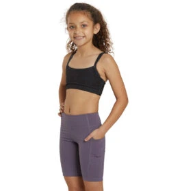 Everyday Yoga Girl Uphold Solid High Waisted Biker Shorts With Pocket 24 Everyday Yoga Girl Uphold Solid High Waisted Biker Shorts With Pocket -Swimming Equipment Shop 8648948580520 purpletaupe 4a