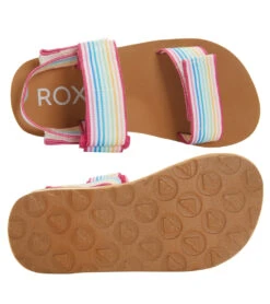 Roxy Girls' Rg Roxy Cage Sandals (Little Kid, Big Kid) 12 Roxy Girls' Rg Roxy Cage Sandals (Little Kid, Big Kid) -Swimming Equipment Shop 8649020833960 whitemulti 4a