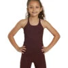 Everyday Yoga Girl Elevated Cheetah Support Tank -Swimming Equipment Shop 8649037480104 burgundycheetah 1a