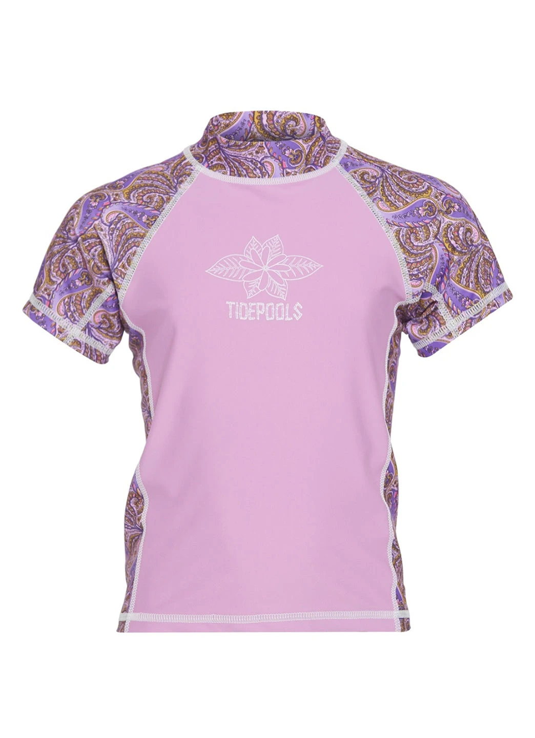 Tidepools Girls' Incense Lilac Short Sleeve Rashguard (Toddler, Little Kid, Big Kid) 3 Tidepools Girls' Incense Lilac Short Sleeve Rashguard (Toddler, Little Kid, Big Kid)