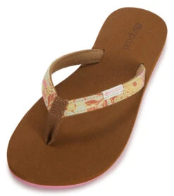 Rip Curl Girls' Freedom Mini Flip Flop (Little Kid) -Swimming Equipment Shop 8649126772904 peach 1a