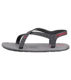 Speedo Kids' Exsqueese Me Flow Sandal -Swimming Equipment Shop 8649178022056 blackextremered 3a