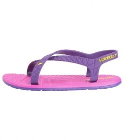 Speedo Kids' Exsqueese Me Flow Sandal -Swimming Equipment Shop 8649178022056 purpleamaranthfuschia 3a