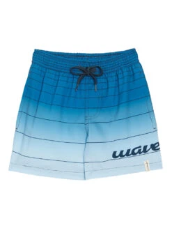 Wavebreaker Boy's Ombre Stripe Swim Trunks -Swimming Equipment Shop 8649182707880 turquoise