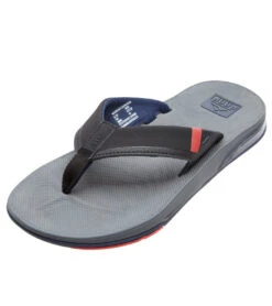Reef Men's Fanning Low Flip Flop -Swimming Equipment Shop 8649191981224 greyblackred 1a