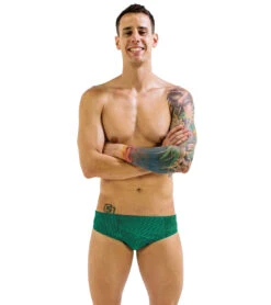 FINIS Boys' Maze Brief Swimsuit 28 FINIS Boys' Maze Brief Swimsuit -Swimming Equipment Shop 8649204433064 mazegreen