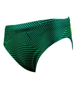 FINIS Boys' Maze Brief Swimsuit 25 FINIS Boys' Maze Brief Swimsuit -Swimming Equipment Shop 8649204433064 mazegreen 3a