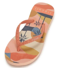 Rip Curl Girls' Melting Waves Girl Flip Flop (Big Kid) 15 Rip Curl Girls' Melting Waves Girl Flip Flop (Big Kid) -Swimming Equipment Shop 8649250734248 2t