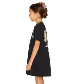 Volcom Girls' Truly Stokin Dress (Little Kid, Big Kid) -Swimming Equipment Shop 8649252208808 black 5a