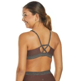 PrAna Elisha Yoga Sports Bra -Swimming Equipment Shop 8649269149864 cocoa 1a