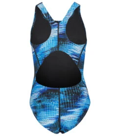TYR Girls' Surge Maxfit One Piece Swimsuit 39 TYR Girls' Surge Maxfit One Piece Swimsuit -Swimming Equipment Shop 8649280323752 blue 2a