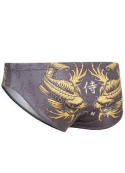 Turbo Men's Black Carpa Water Polo Brief