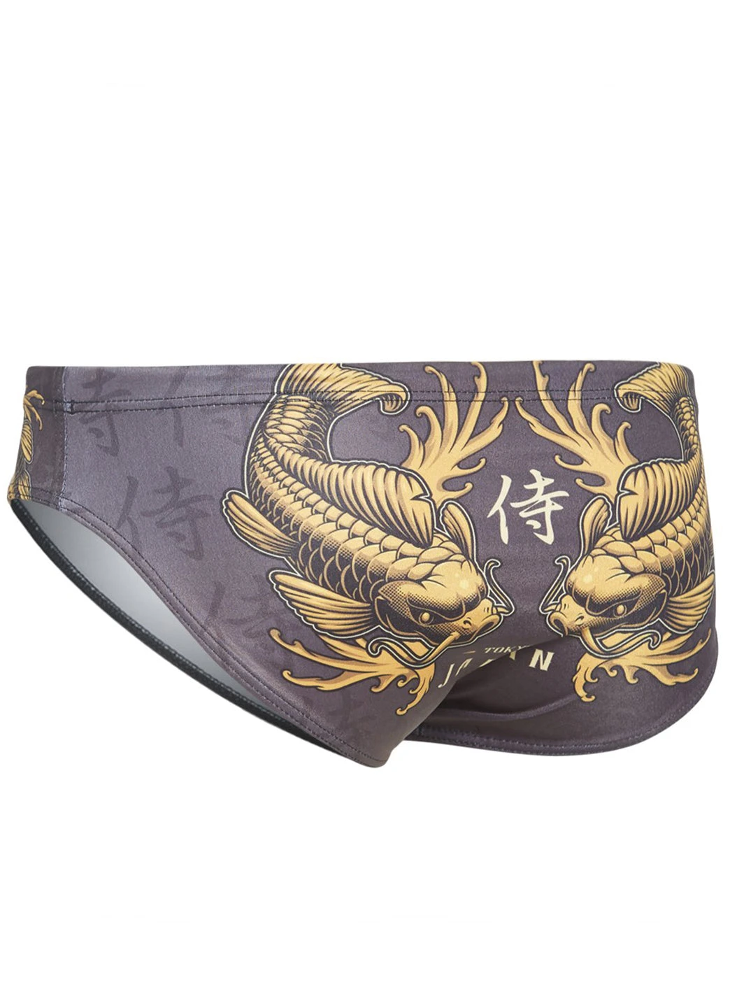 Turbo Men's Black Carpa Water Polo Brief 5 Turbo Men's Black Carpa Water Polo Brief - Image 3