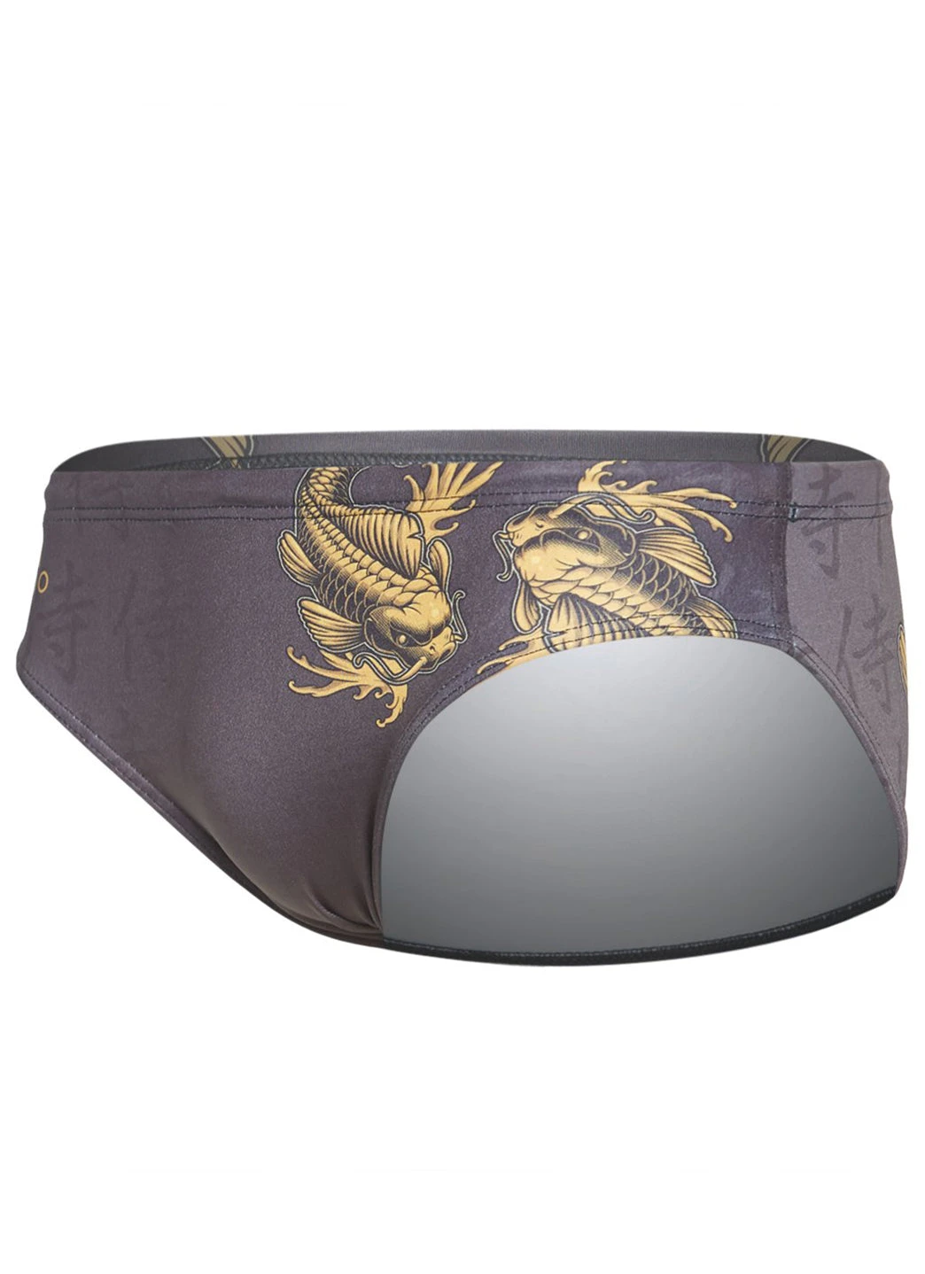 Turbo Men's Black Carpa Water Polo Brief 6 Turbo Men's Black Carpa Water Polo Brief - Image 4