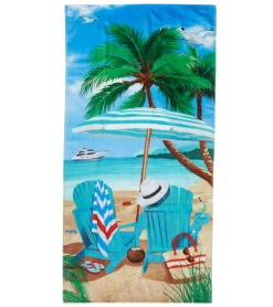 Dohler Beach Chairs And Palms Beach Towel 30”X 60” -Swimming Equipment Shop 8650050207912 2t