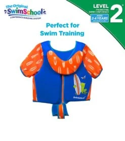 Aqua Leisure Kids' Deluxe Swim Trainer Vest With Collar 26 Aqua Leisure Kids' Deluxe Swim Trainer Vest With Collar -Swimming Equipment Shop 8650054041768 blueorange 5a