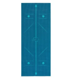 Everyday Yoga Kids' Alignment Yoga Mat 60 Inch 5mm -Swimming Equipment Shop 8650149167272 peacockwithprint 2a