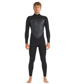 Body Glove Men's Phoenix 3/2mm Back Zip Full Wetsuit -Swimming Equipment Shop 8650170859688 black