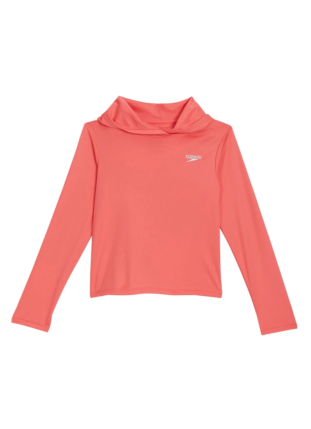 Speedo Girls' Long Sleeve Hooded Swim Tee (Big Kid) 7 Speedo Girls' Long Sleeve Hooded Swim Tee (Big Kid) - Image 5