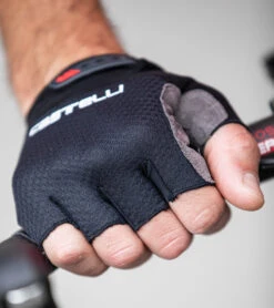 Castelli Men's Entrata V Fingererless Cycling Gloves 17 Castelli Men's Entrata V Fingererless Cycling Gloves -Swimming Equipment Shop 8650226958504 lightblack 5a