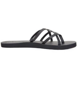 Volcom Women's New School II Sandal 24 Volcom Women's New School II Sandal -Swimming Equipment Shop 8650397647016 blackout 3a
