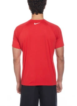 Nike Men's Classic Short Sleeve Rash Guard -Swimming Equipment Shop 8650430316712 universityred 2a