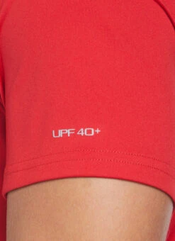 Nike Men's Classic Short Sleeve Rash Guard -Swimming Equipment Shop 8650430316712 universityred 4a