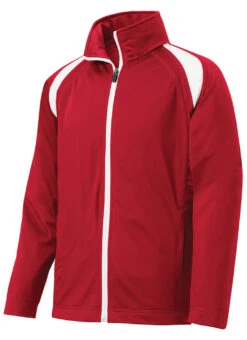SwimOutlet Youth Sport-Tek® Tricot Track Jacket 24 SwimOutlet Youth Sport-Tek® Tricot Track Jacket -Swimming Equipment Shop 8650454007976 trueredwhite