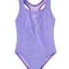 Speedo Girls' Solid Racerback One Piece Swimsuit (Little Kid, Big Kid) 1 Speedo Girls' Solid Racerback One Piece Swimsuit (Little Kid, Big Kid) -Swimming Equipment Shop 8650510991528 purplehebe 1a