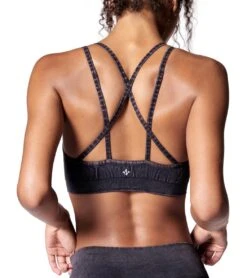 NUX Levitate Seamless Mineral Wash Yoga Sports Bra -Swimming Equipment Shop 8650552672424 blackwash