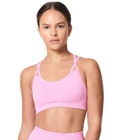 NUX Levitate Seamless Mineral Wash Yoga Sports Bra -Swimming Equipment Shop 8650552672424 knockoutpink 2a