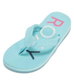 Roxy Girls' Vista III Flip Flop (Little Kid, Big Kid) 27 Roxy Girls' Vista III Flip Flop (Little Kid, Big Kid) -Swimming Equipment Shop 8650605887656 lightblue 1a