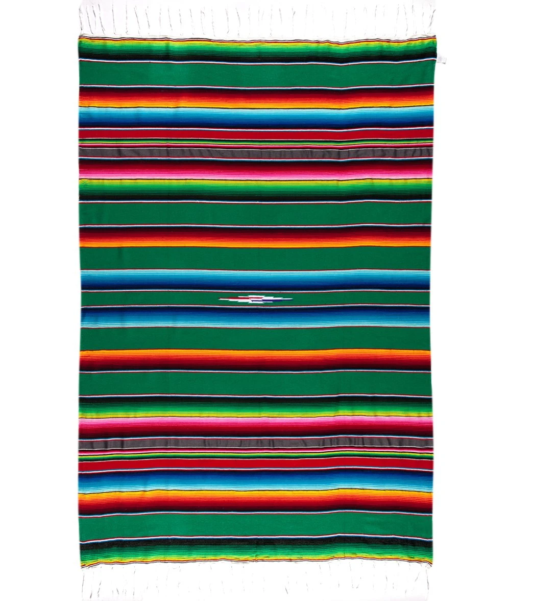 Native Yoga Large Mexican Serape Blanket 11 Native Yoga Large Mexican Serape Blanket - Image 9